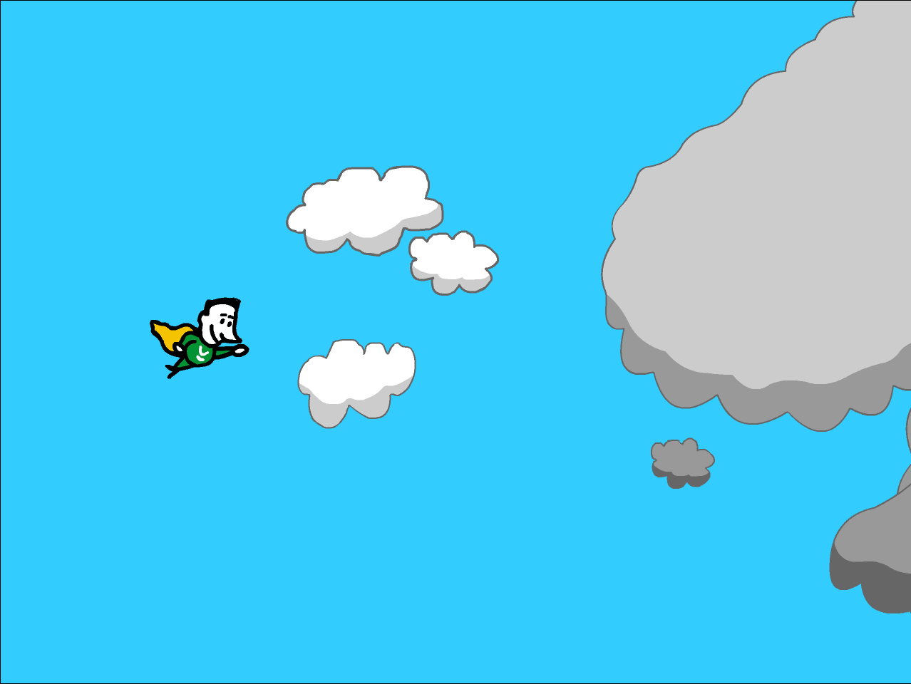 Flying Through the Clouds